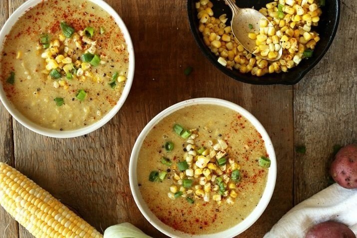 Индийский суп с кукурузой