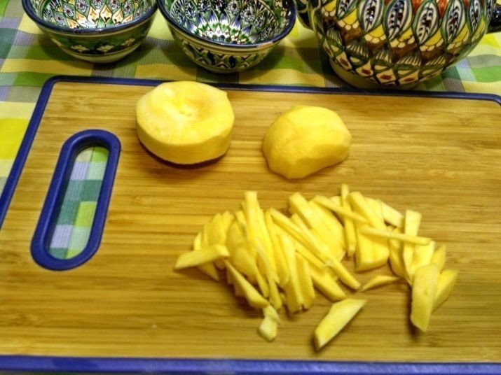 Нарезка картофеля брусочками
