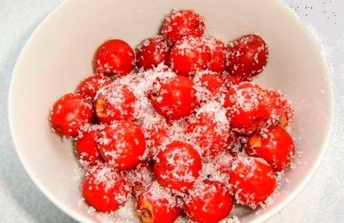 Засахаренные ягоды боярышника