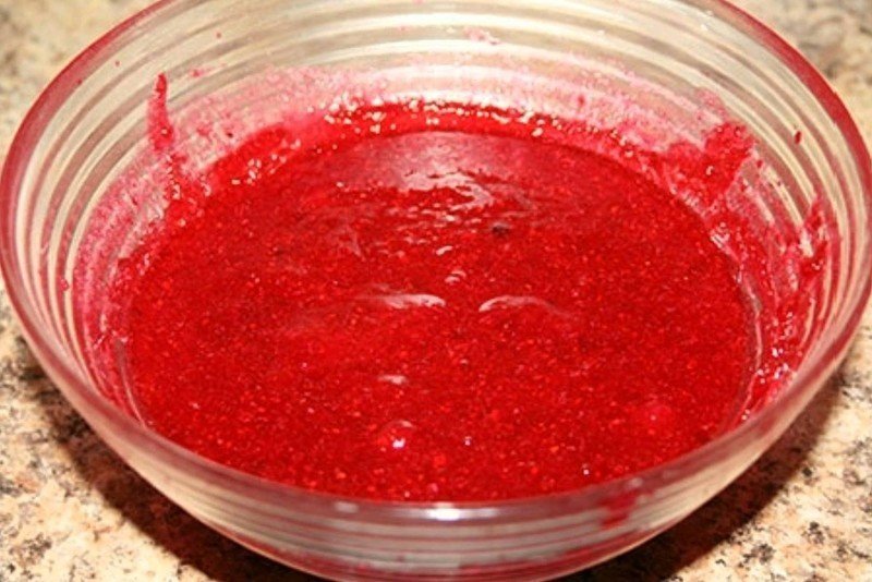 Красная смородина перетертая с сахаром