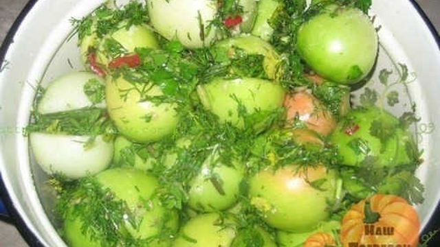 Рецепты зеленых фаршированных помидоров на зиму