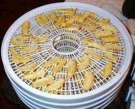 Картофельные чипсы в сушилке изидри
