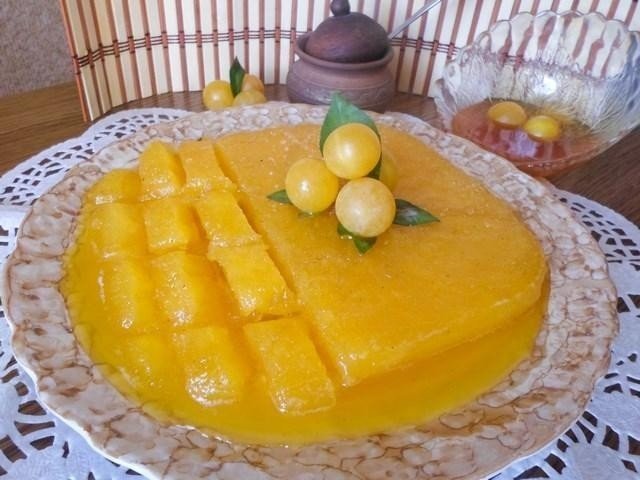 Торт апельсин манго маракуйя